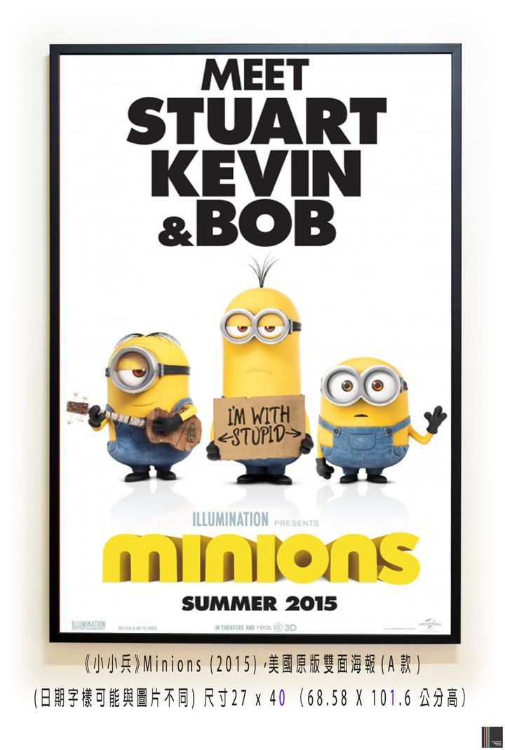 《小小兵》Minions (2015)，美國原版雙面海報(A款)空.jpg