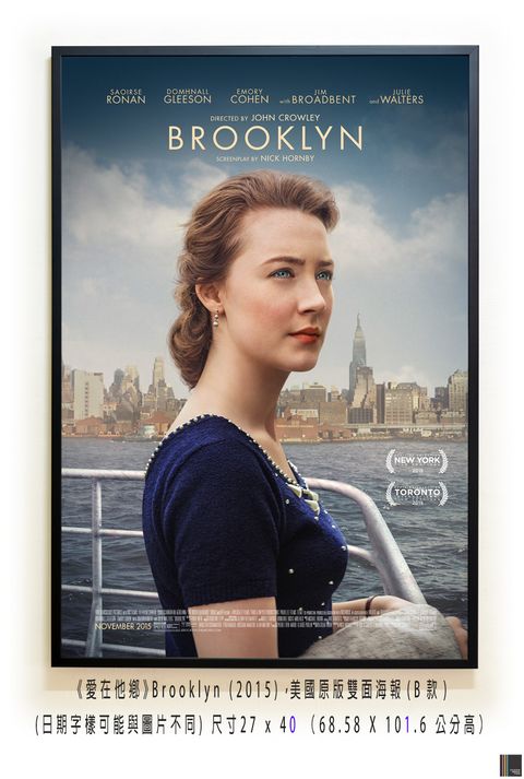 《愛在他鄉》Brooklyn (2015)，美國原版雙面海報(B款)空.jpg
