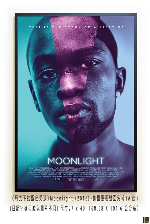 《月光下的藍色男孩》Moonlight (2016)，美國原版雙面海報(A款)空.jpg