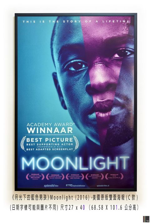 《月光下的藍色男孩》Moonlight (2016)，美國原版雙面海報(C款)空.jpg