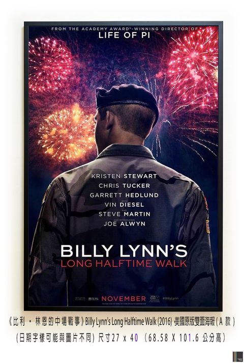《比利·林恩的中場戰事》Billy Lynn's Long Halftime Walk (2016)，美國原版雙面海報(A款)空.jpg