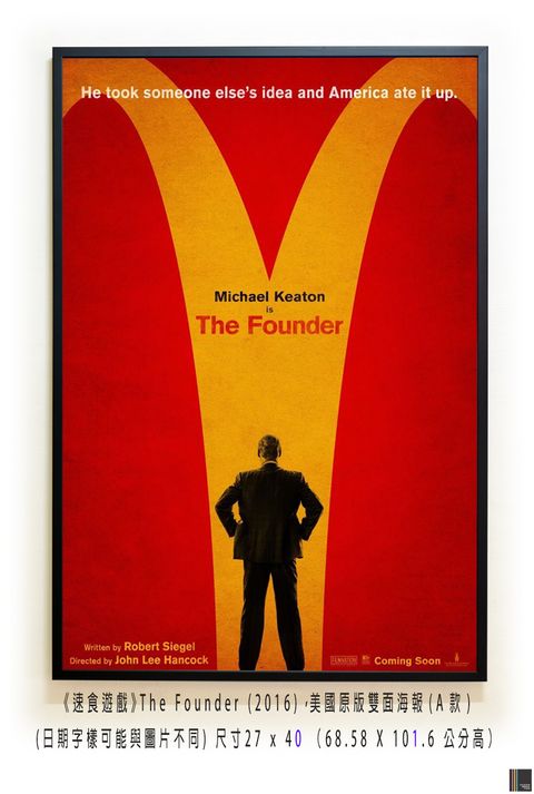 《速食遊戲》The Founder (2016)，美國原版雙面海報(A款)空.jpg