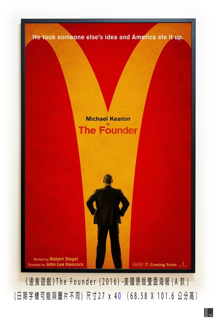 《速食遊戲》The Founder (2016)，美國原版雙面海報(A款)空.jpg