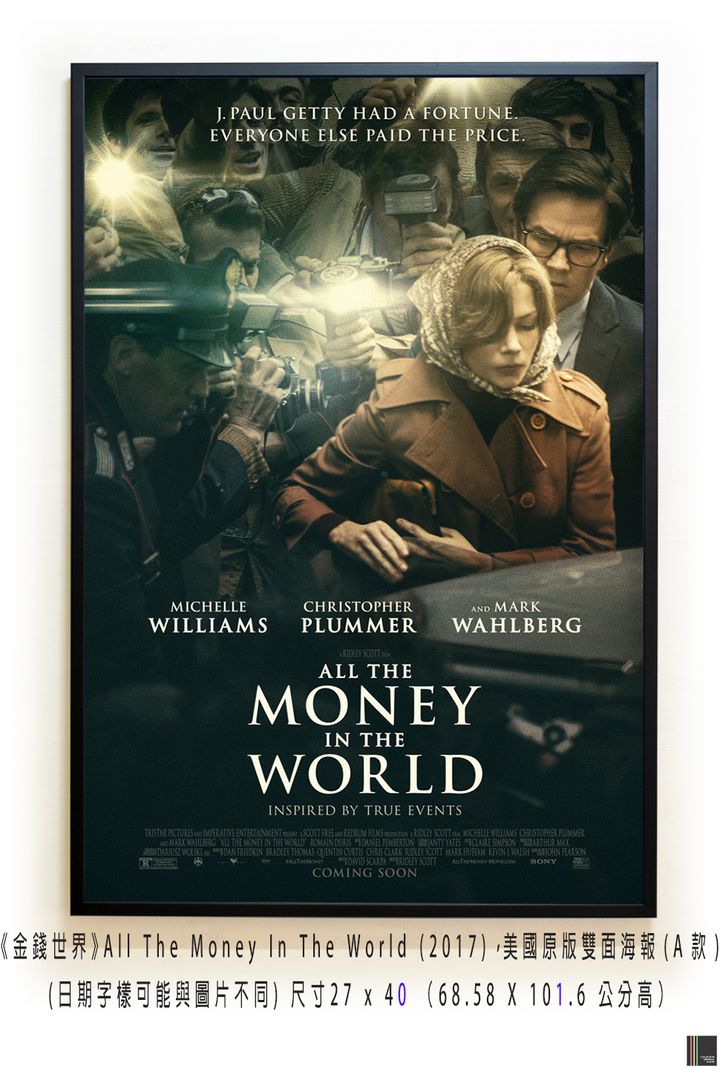 《金錢世界》All The Money In The World (2017)，美國原版雙面海報(A款)空.jpg