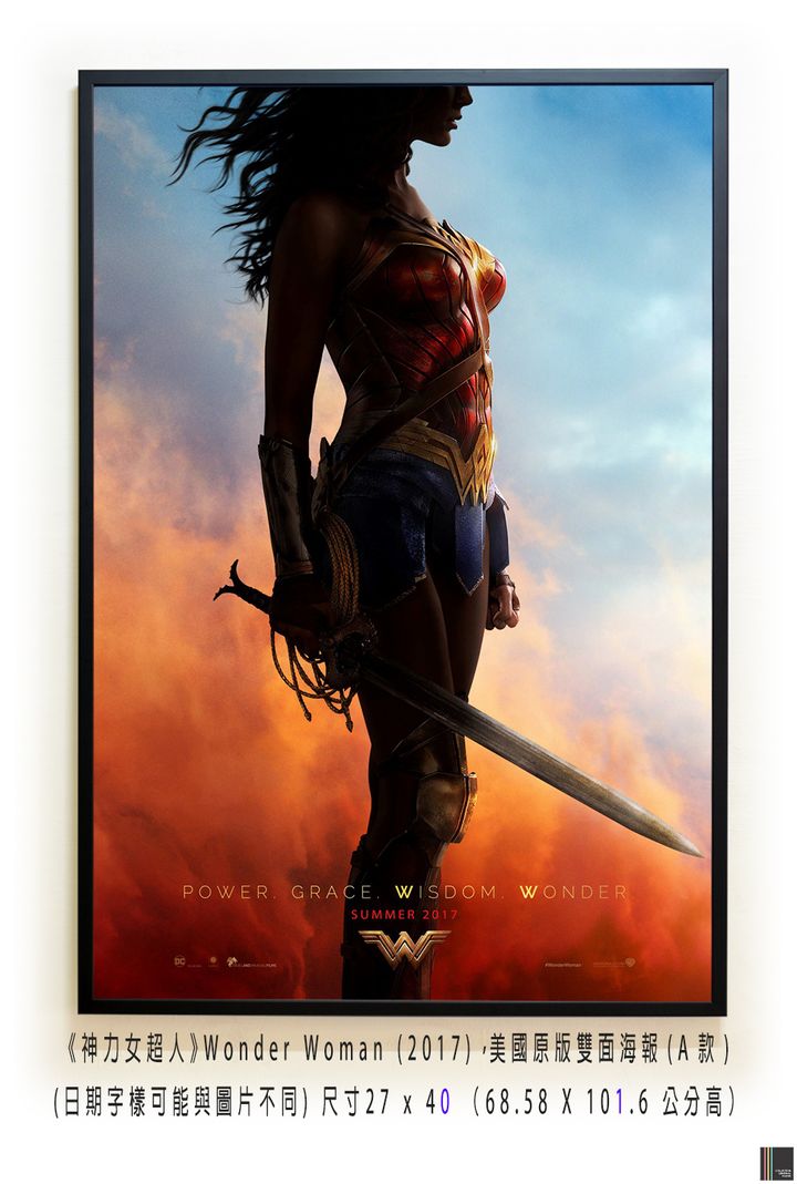 《神力女超人》Wonder Woman (2017)，美國原版雙面海報(A款)空.jpg