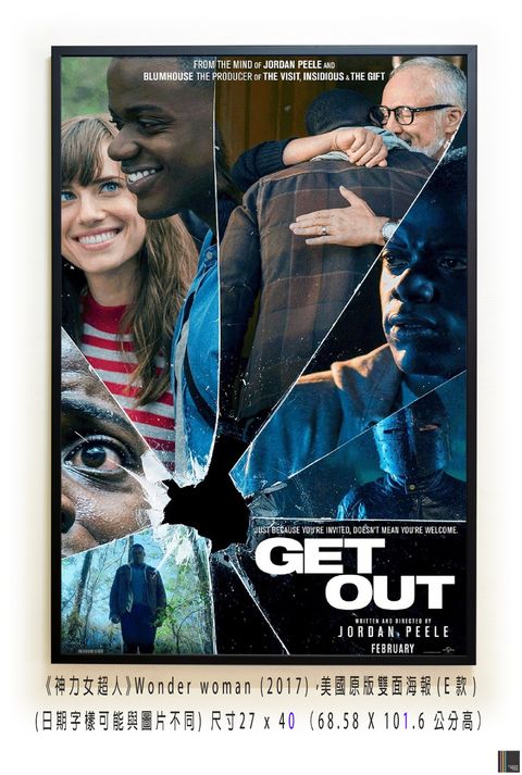《逃出絕命鎮》Get Out (2017)，美國原版雙面海報(A款)空.jpg