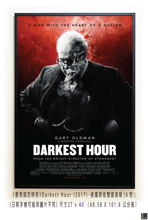 《最黑暗的時刻》Darkest Hour (2017)，美國原版雙面海報(A款)空.jpg