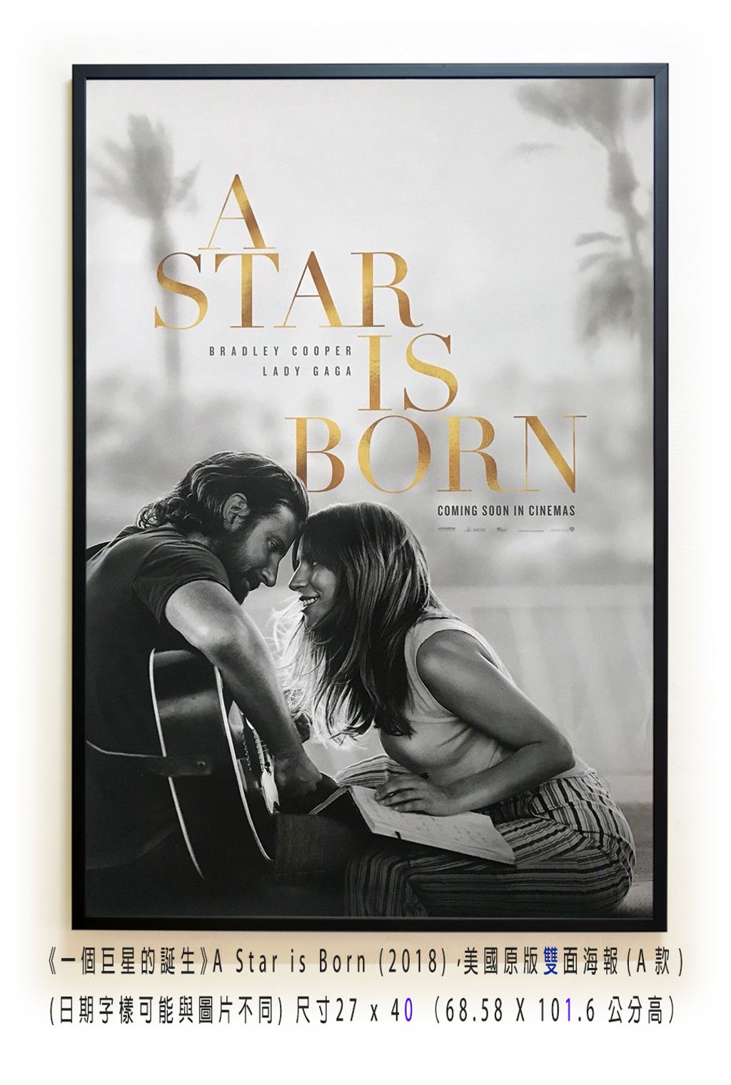 《一個巨星的誕生》A Star is Born (2018)，美國原版雙面海報(A款)空.jpg