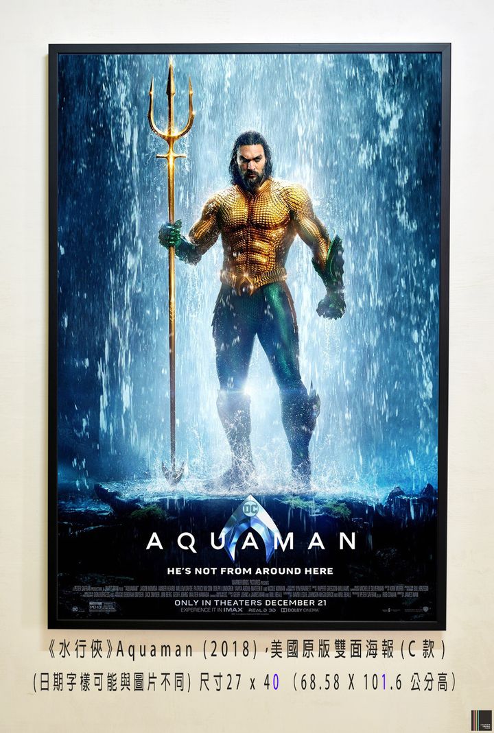 《水行俠》Aquaman (2018)，美國原版雙面海報(C款)空.jpg
