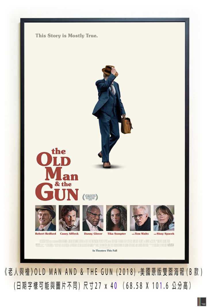 《老人與槍》OLD MAN AND & THE GUN (2018)，美國原版雙面海報(B款)空.jpg