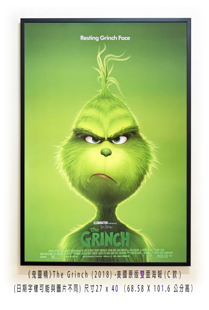 《鬼靈精》The Grinch (2018)，美國原版雙面海報(C款)空.jpg