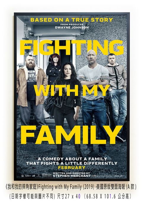 《我和我的摔角家庭》Fighting with My Family (2019)，美國原版雙面海報(A款)空.jpg