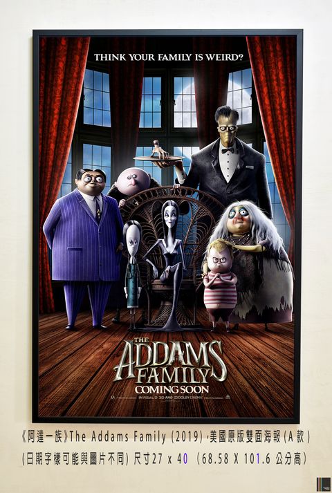 《阿達一族》The Addams Family (2019)，美國原版雙面海報(A款)空.jpg