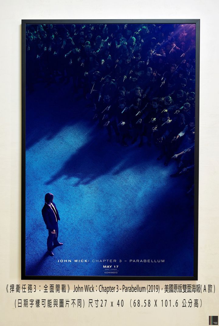 《捍衛任務3：全面開戰》John Wick：Chapter 3 - Parabellum (2019)，美國原版雙面海報(A款)空.jpg