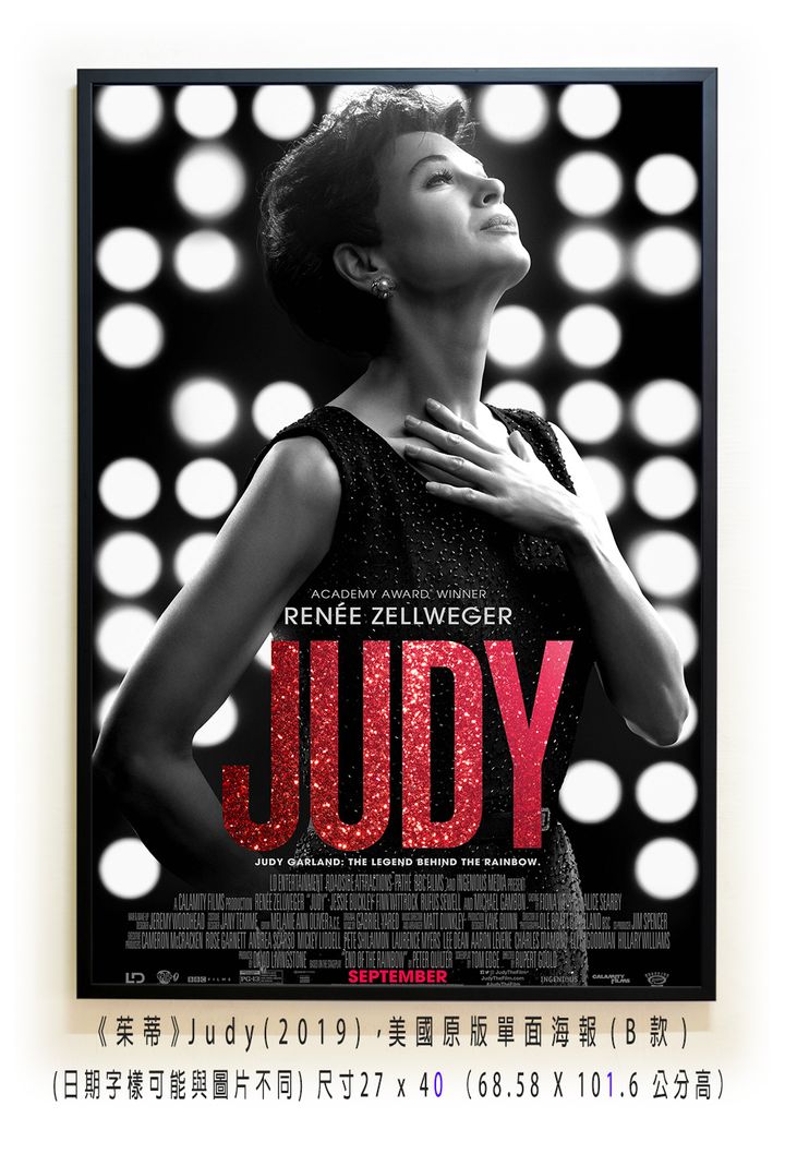 《茱蒂》Judy(2019)，美國原版雙面海報(B款)空.jpg