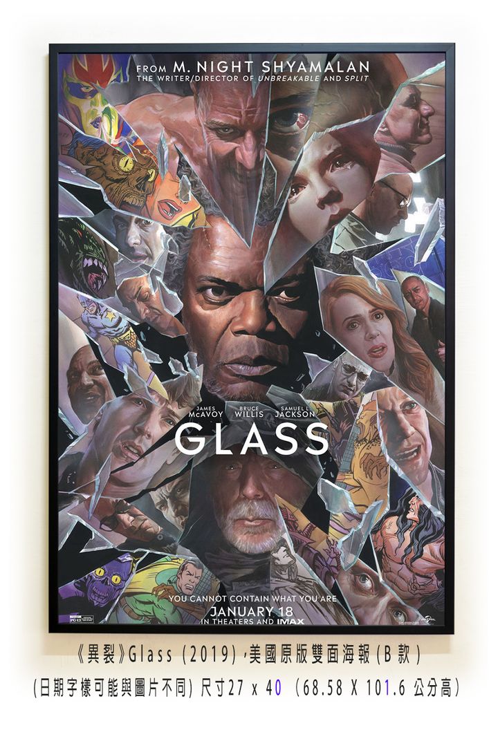 《異裂》Glass (2019)，美國原版雙面海報(B款)空.jpg