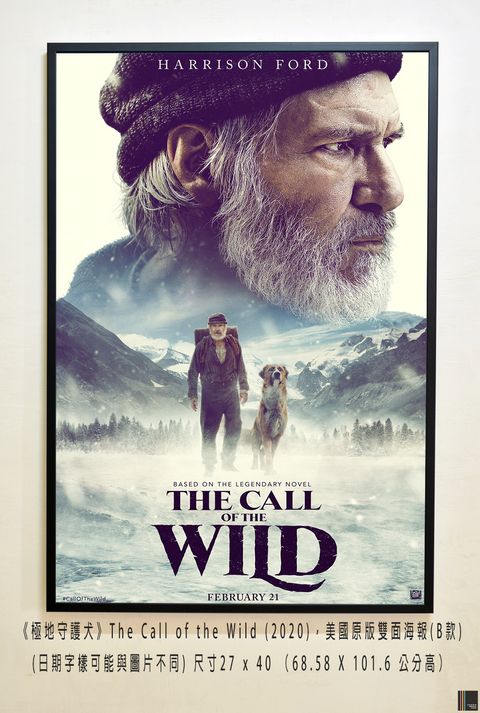 《極地守護犬》The Call of the Wild (2020)，美國原版雙面海報(B款)空.jpg