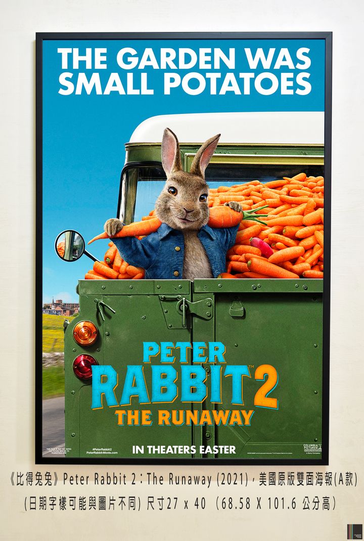 《比得兔兔》Peter Rabbit 2：The Runaway (2021)，美國原版雙面海報(A款)空.jpg