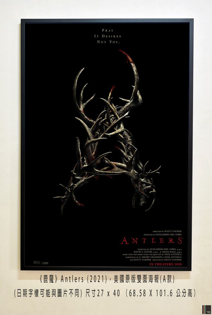 《鹿魔》Antlers (2021)，美國原版雙面海報(A款)空.jpg