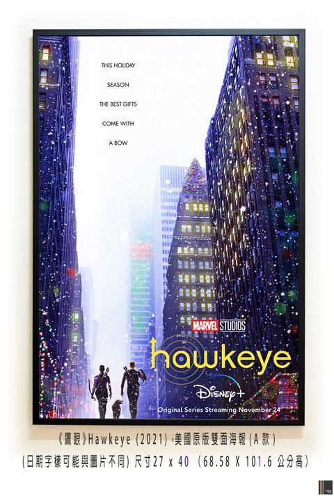 《鷹眼》Hawkeye (2021)，美國原版雙面海報(A款)空.jpg