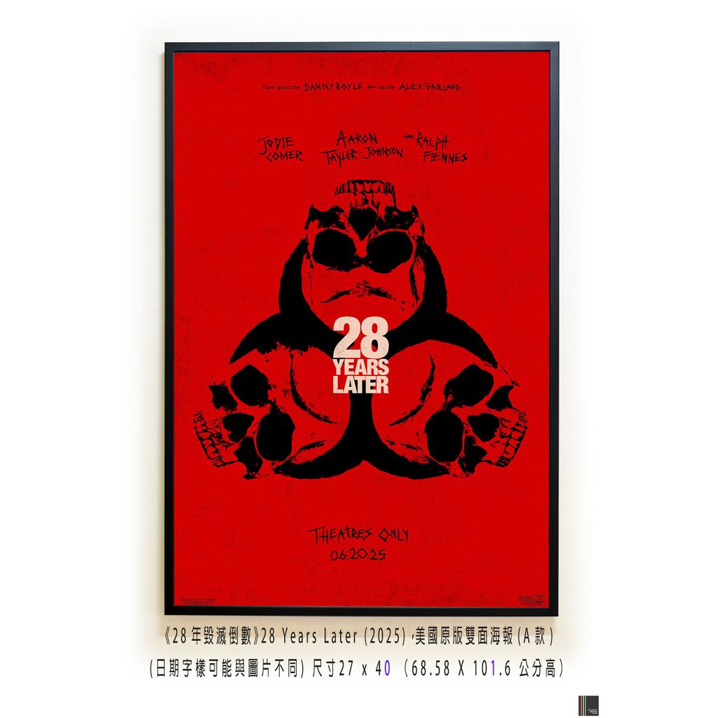 《28年毀滅倒數》28 Years Later (2025)，美國原版雙面海報(A款)空