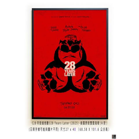 《28年毀滅倒數》28 Years Later (2025)，美國原版雙面海報(A款)空