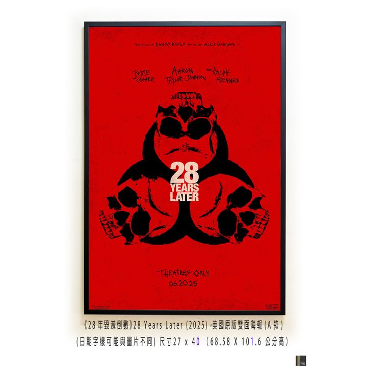 《28年毀滅倒數》28 Years Later (2025)，美國原版雙面海報(A款)空