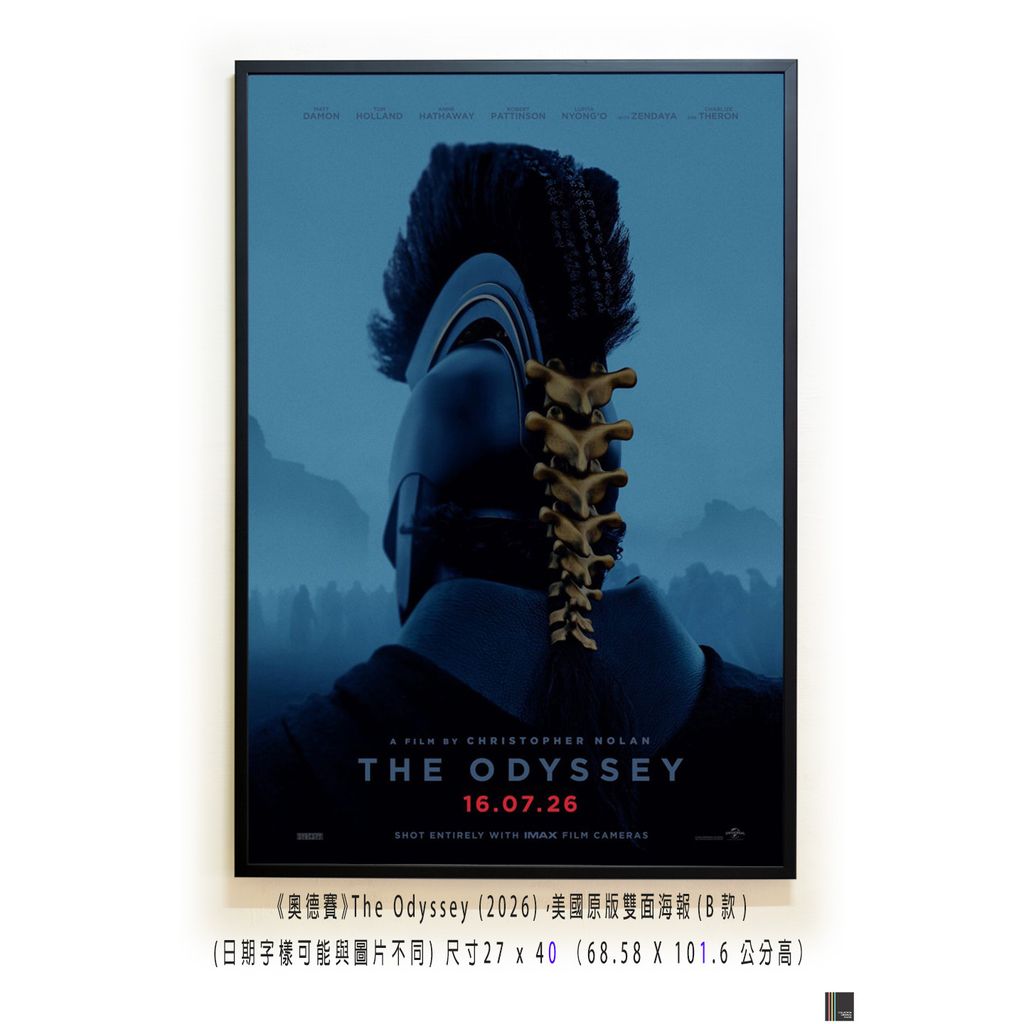 《奧德賽》The Odyssey (2026)，美國原版雙面海報(B款)空