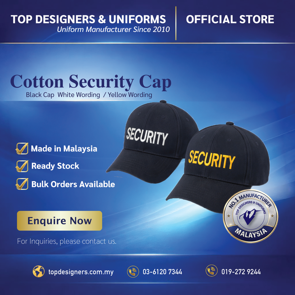 Black-Security-Cotton-Cap-