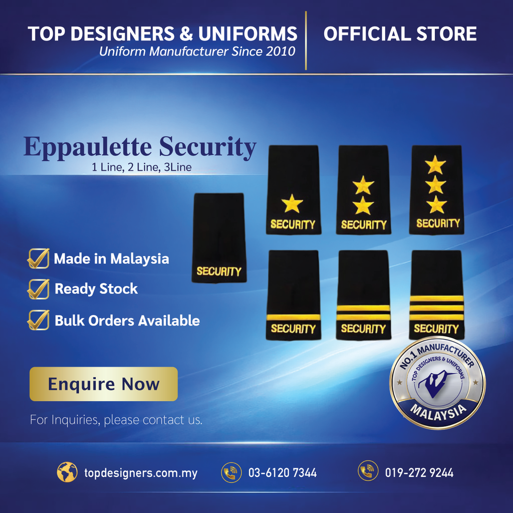 Eppaulette-Security-Black-&-Yellow