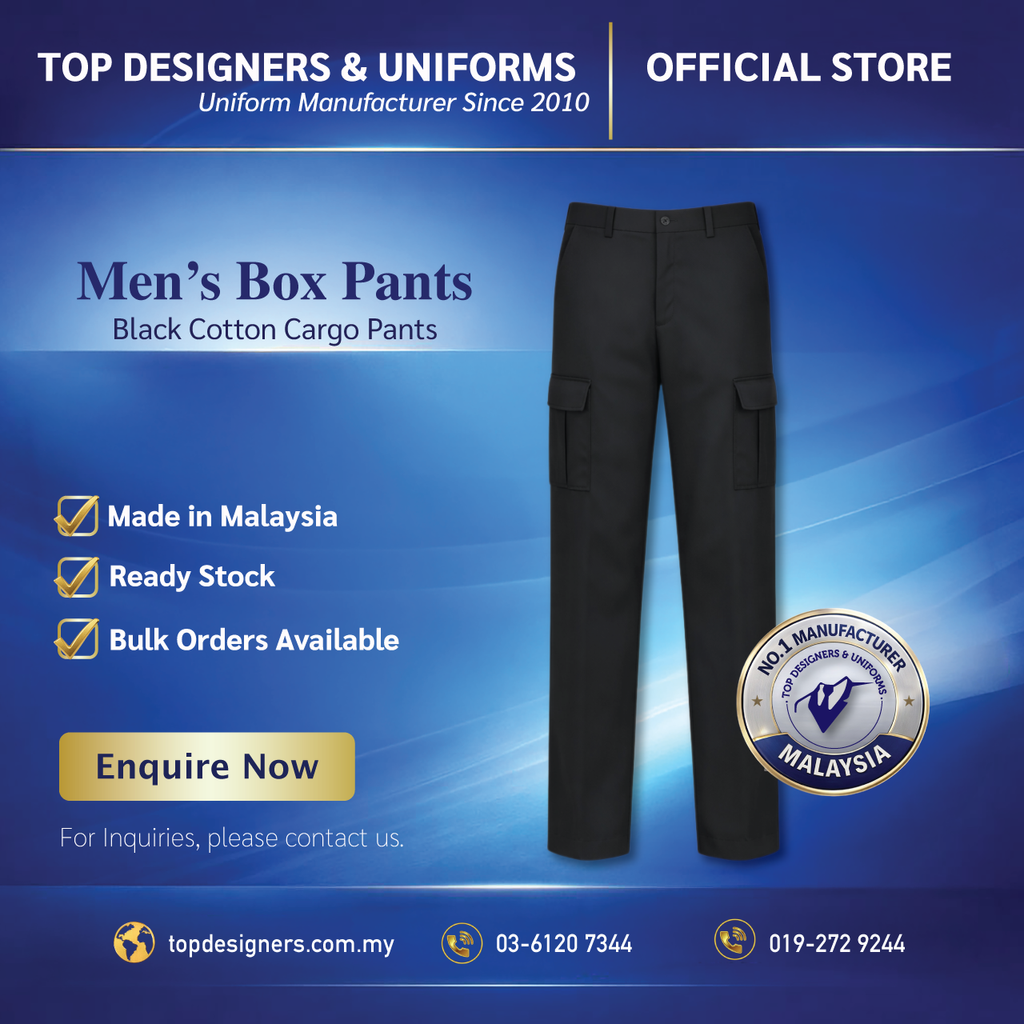 Mens-Box-pants-Cotton-