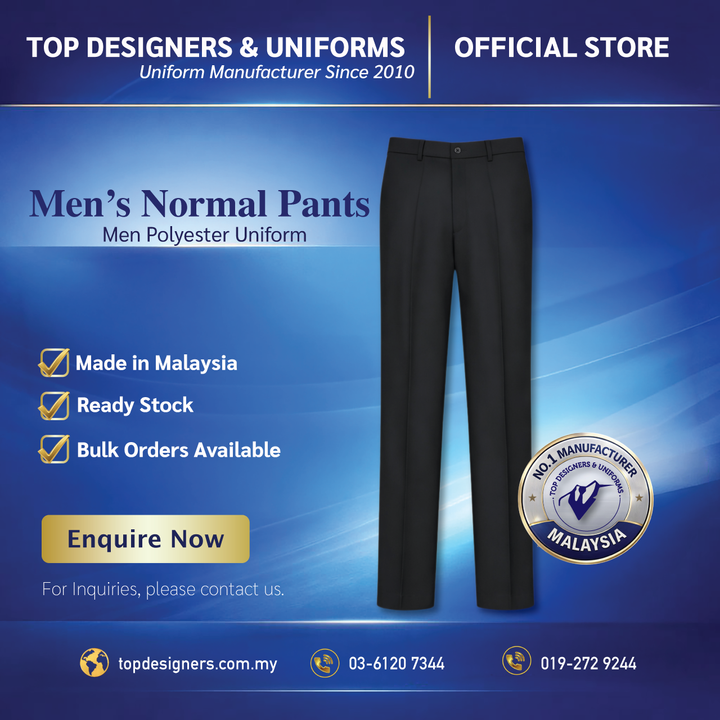 Men-Normal-Polyester-pants-