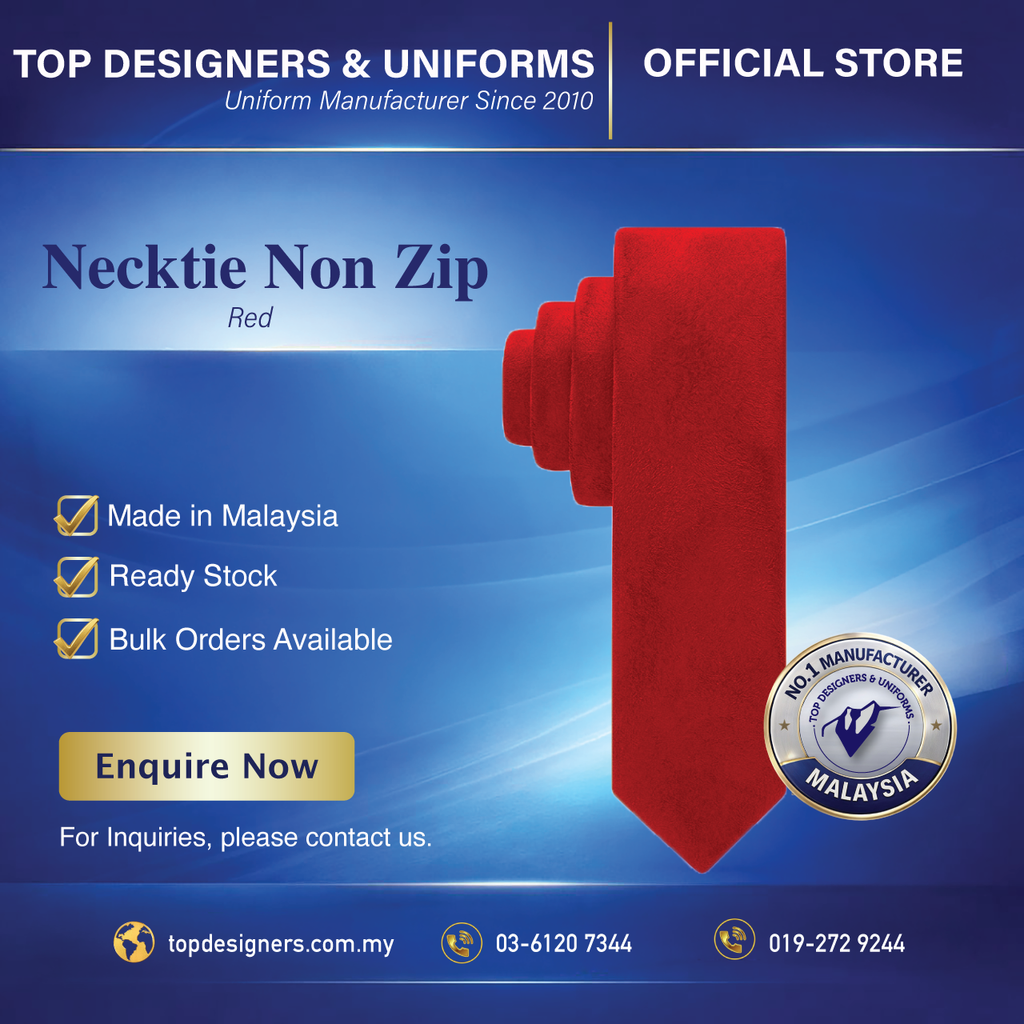 necktie-non-zip-red