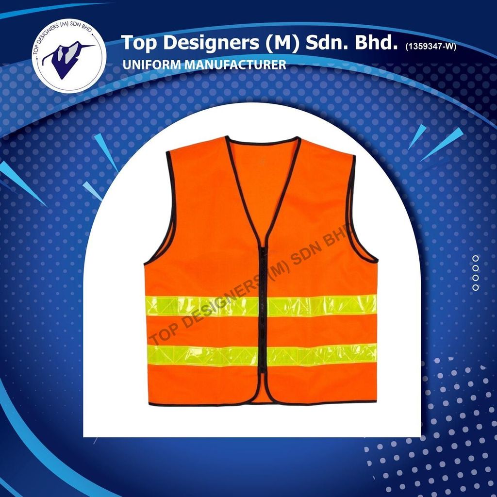 ZIP VEST ORANGE
