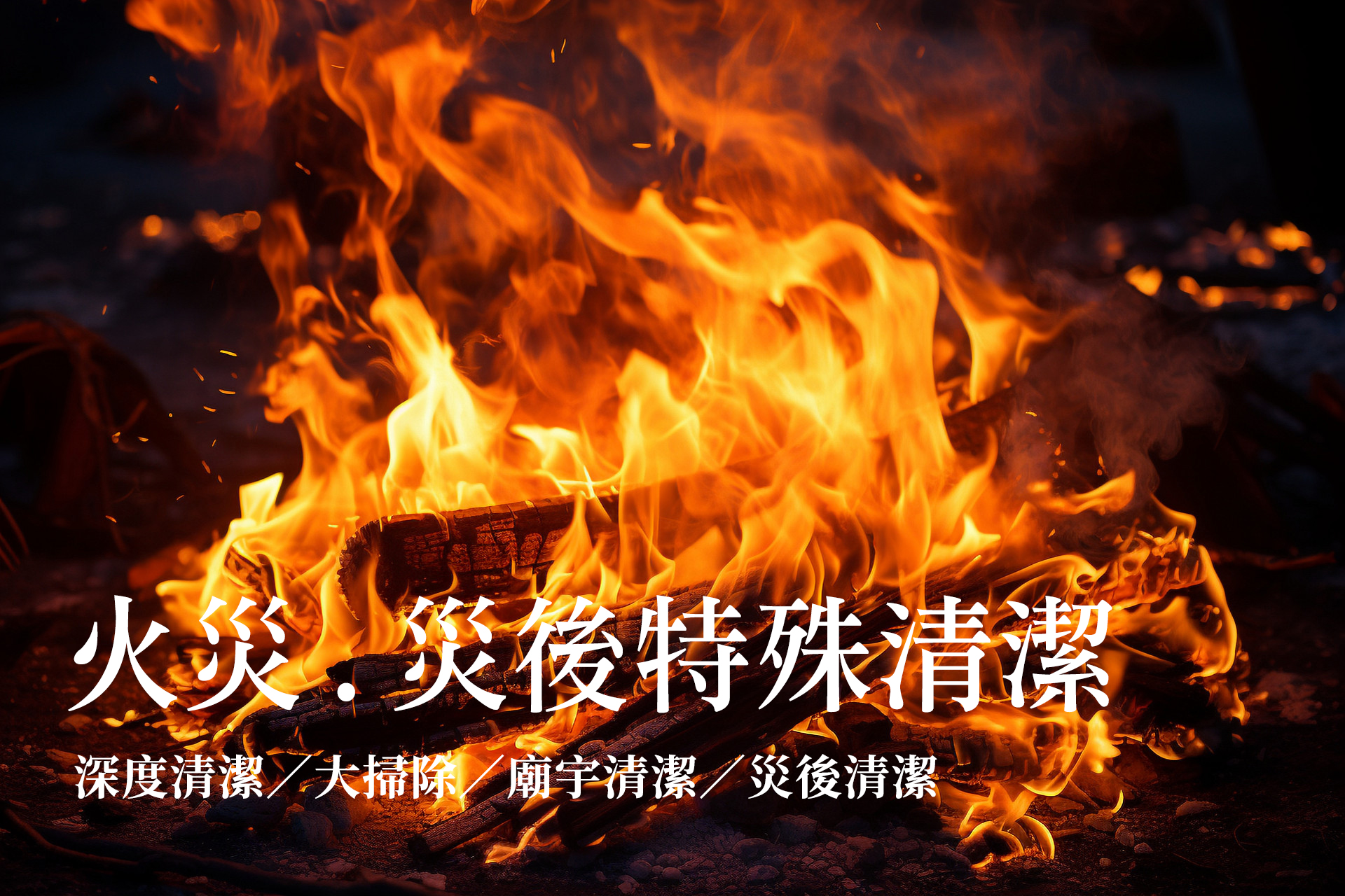 ▶ 民雄-火災後清潔