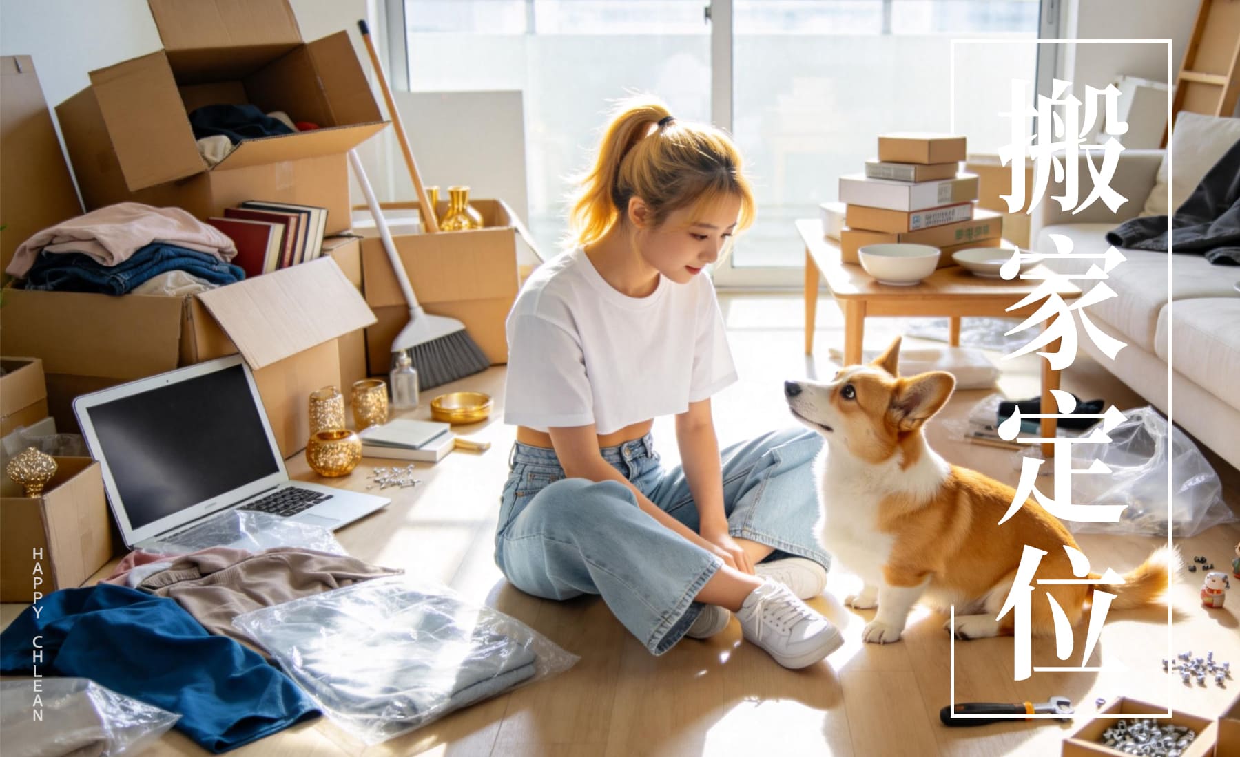 嘉義搬家後物品定位｜全屋歸位示意圖