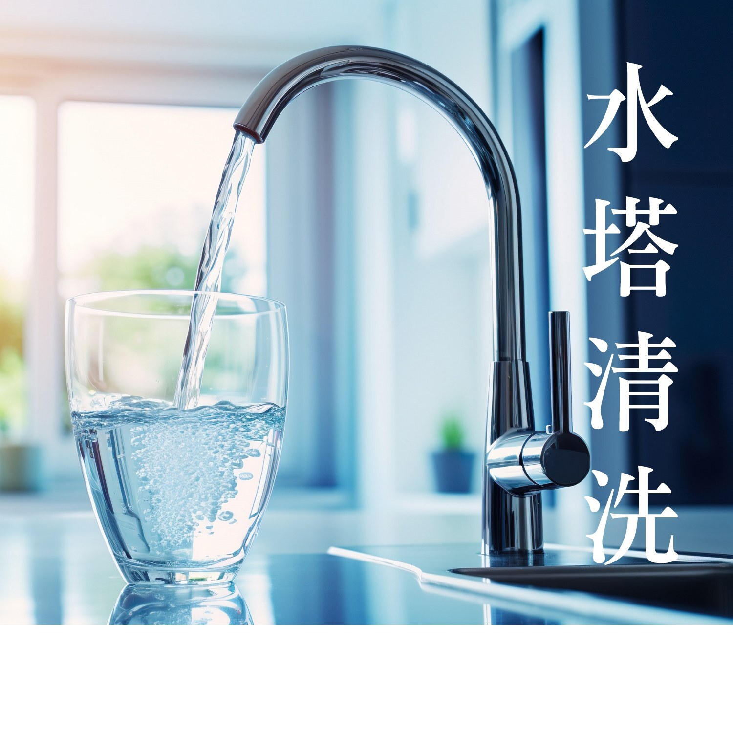 嘉義家用白鐵水塔清洗與內部清潔服務