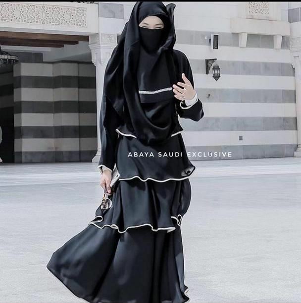 ABAYA 3 LAYER u2013 ABAYA SAUDI EXCLUSIVE