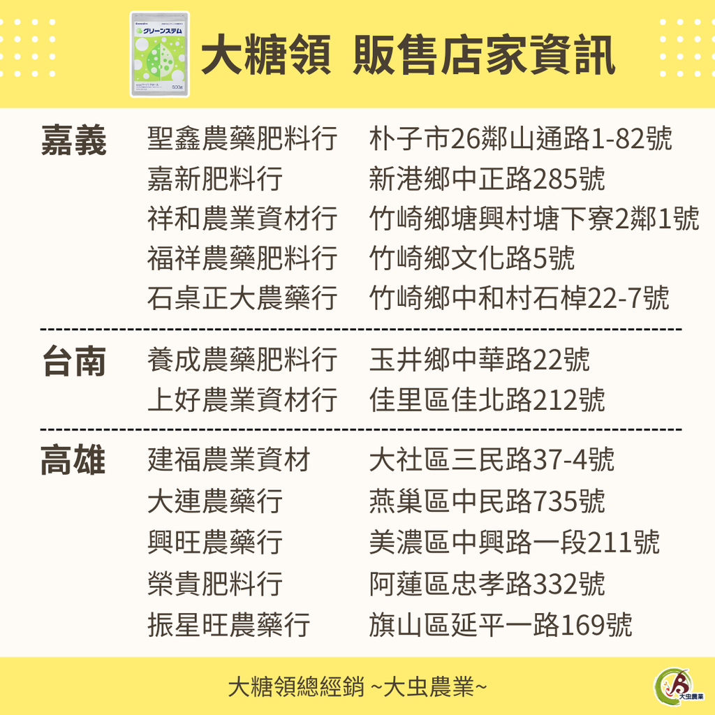 大糖領店家資訊-FB