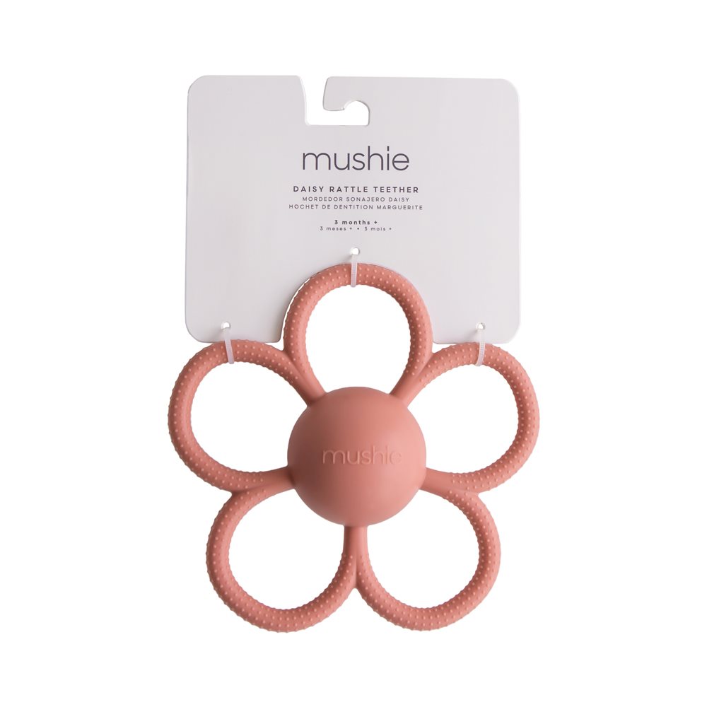 Rattle Teether Daisy_Dusty Rose_Packaging-p
