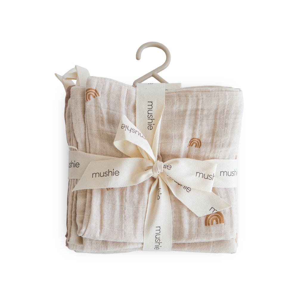 Muslin Cotton Washcloth 5-Pack_Rainbows_Packaging-p