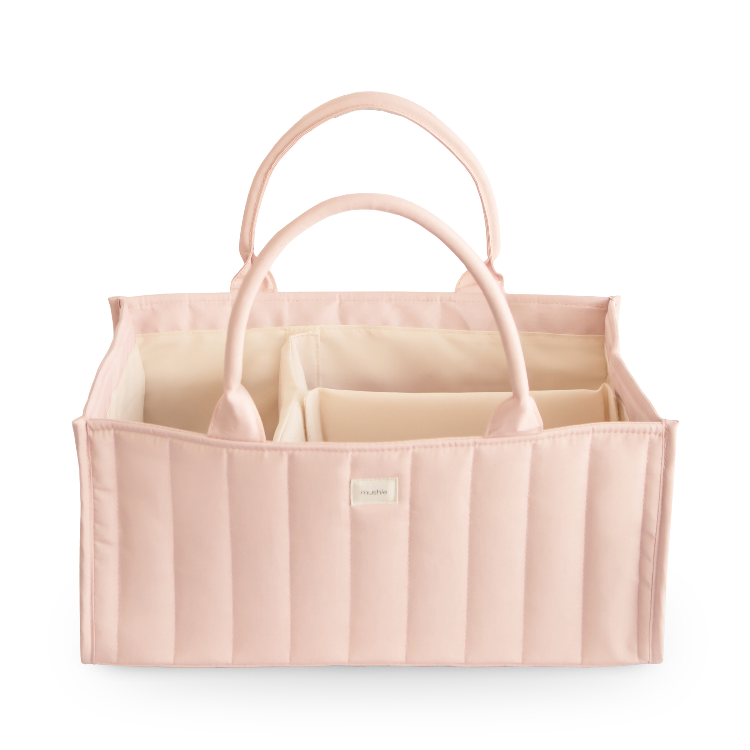 Mushie Diaper Caddy 尿布收納包 Blush 裸粉色