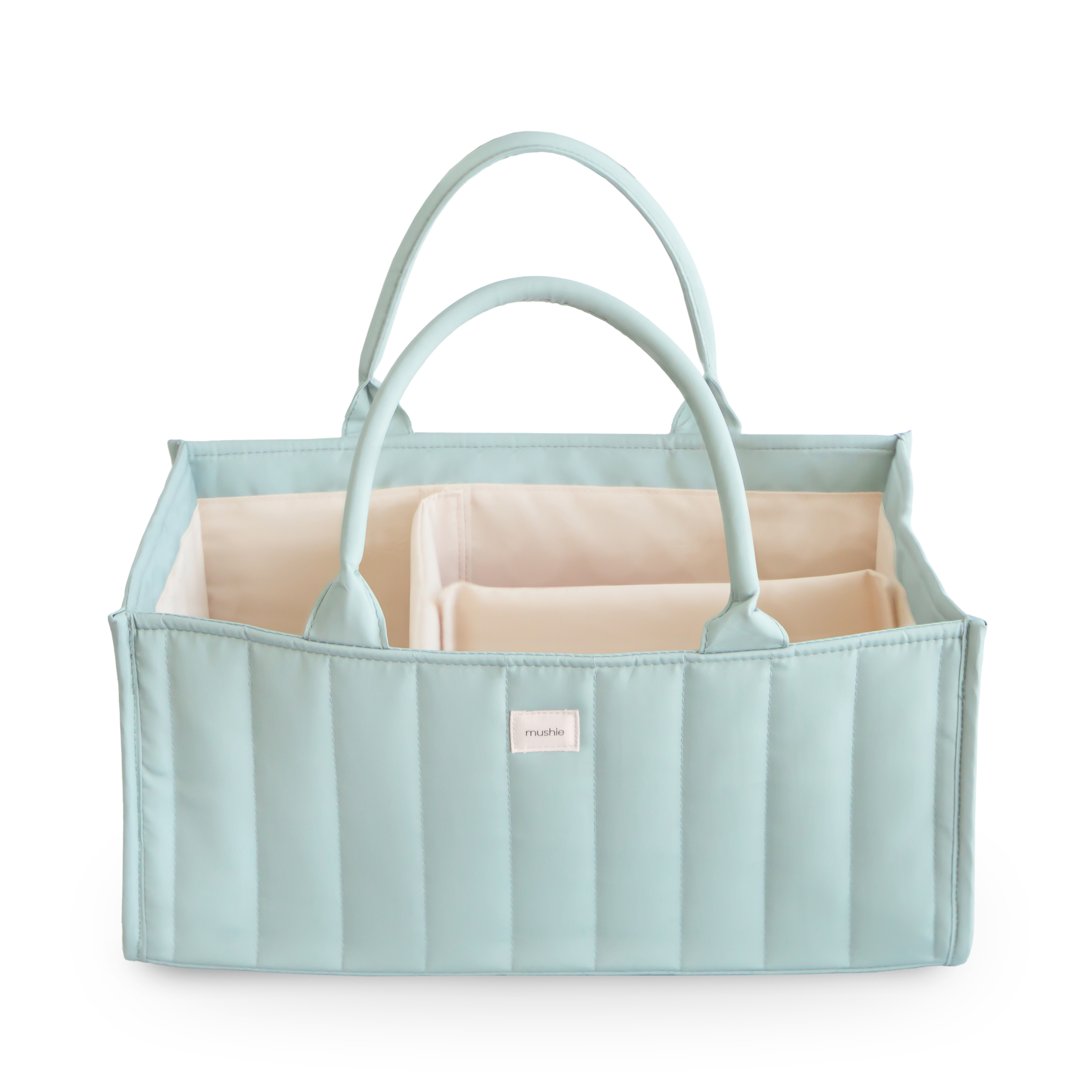 Mushie Diaper Caddy 尿布收納包 Roman Green 羅馬綠