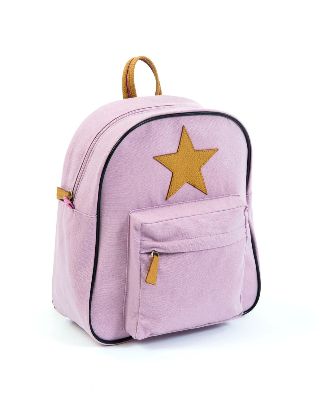 82001-9, Backpack, Canvas, Large, Heather w. natural leather Star