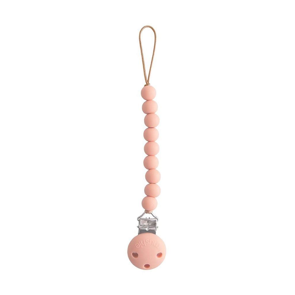 Hera Silicone Pacifier Clip_Powder Pink-p