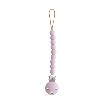 Hera Silicone Pacifier Clip_Soft Lilac-p