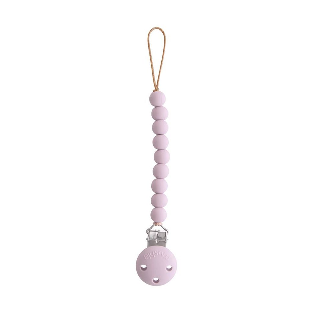 Hera Silicone Pacifier Clip_Soft Lilac-p