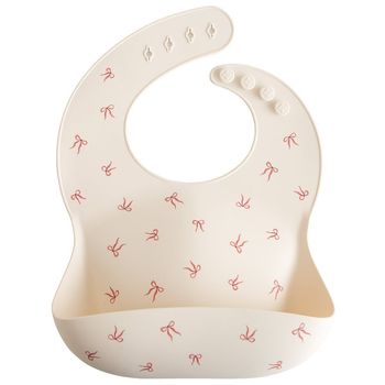 Bows_Silicone Bib-p