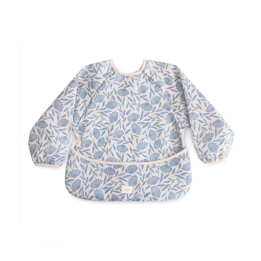 Long Sleeve Bib_BlueFlowers-p