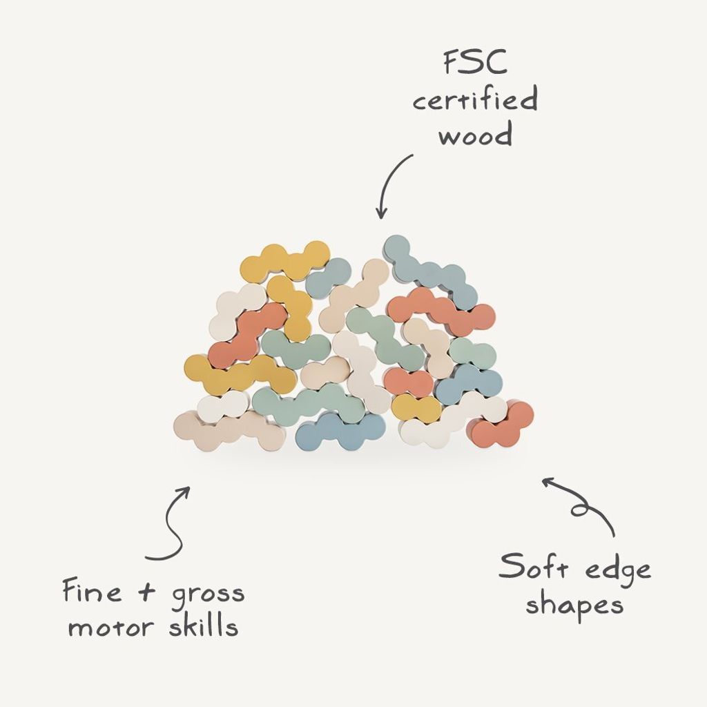 Wooden balance blocks infographic-p